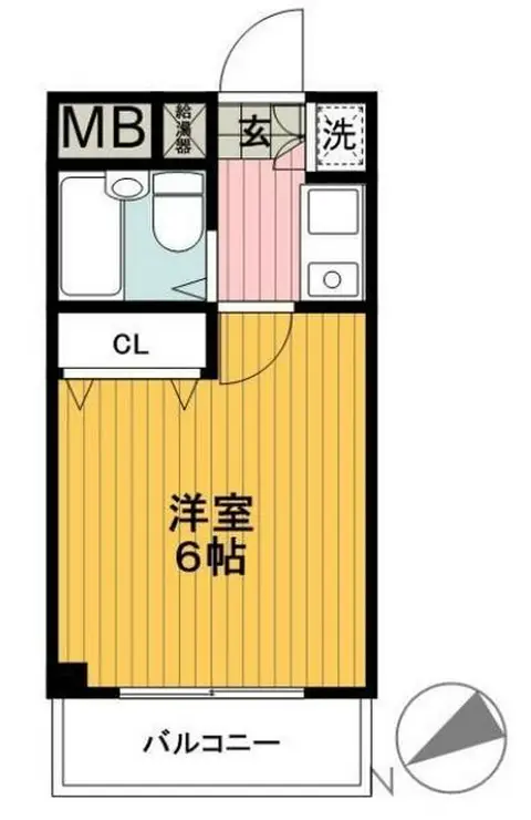 メゾン・ド・ソレイユ妙蓮寺 3階階 間取り