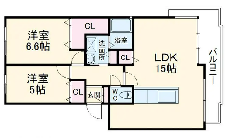 パスト大宮 5階階 間取り