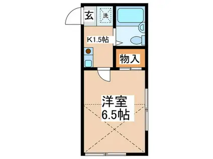 BMCITY3(1K/1階)の間取り写真