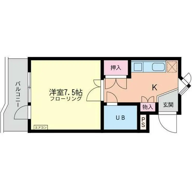 住和高倉マンション 3階階 間取り