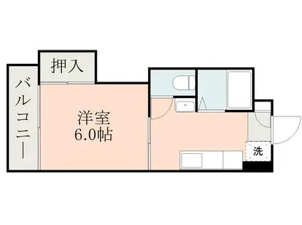 コスモハイツ(1K/3階)の間取り写真