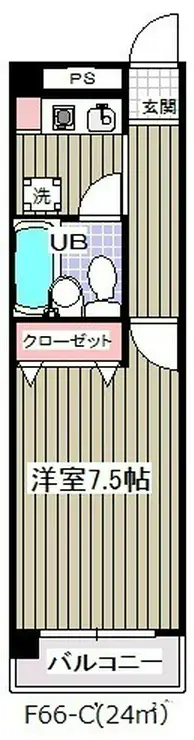 グランシャルム葛西 11階階 間取り