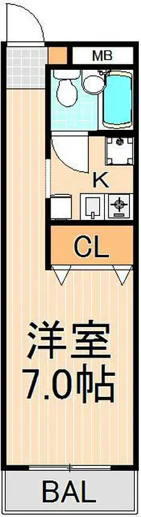 ゴールドマンション 4階階 間取り