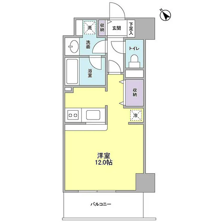 TKフラッツ渋谷 10階階 間取り
