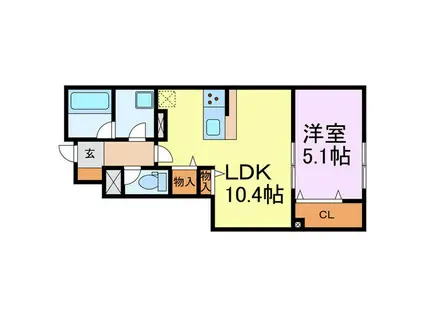 SAKYO6(1LDK/1階)の間取り写真