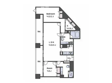 レグノ・セレーノ(3LDK/19階)の間取り写真