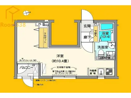 PERSICA NAKANO(ワンルーム/1階)の間取り写真