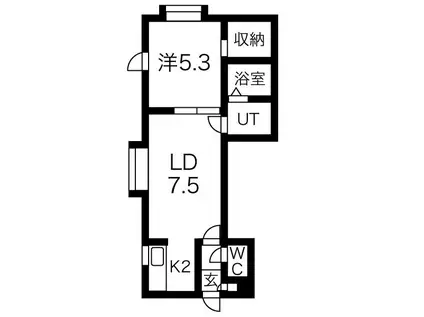 CENTNIA28(1LDK/3階)の間取り写真