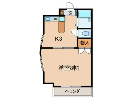 センチュリー・ショウエイVII(1K/2階)の間取り写真