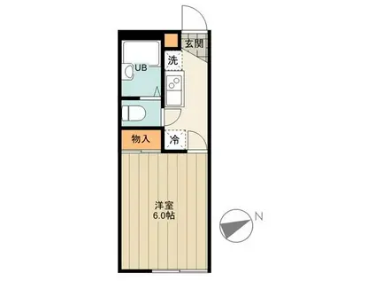 レオパレスいずみ(1K/3階)の間取り写真