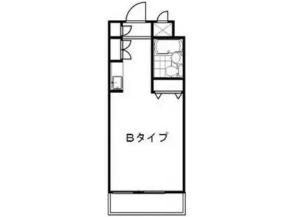 メゾン・ド・ティセ(ワンルーム/4階)の間取り写真