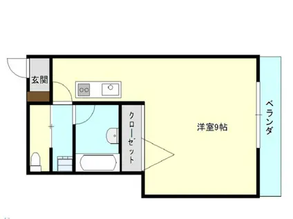 TRILL(ワンルーム/5階)の間取り写真