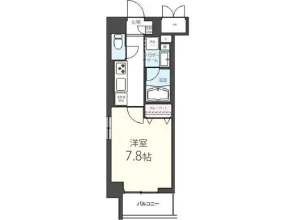 MAISON DO SOLEIL(1K/3階)の間取り写真