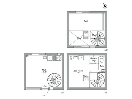 MOTO CACHE(ワンルーム/1階)の間取り写真
