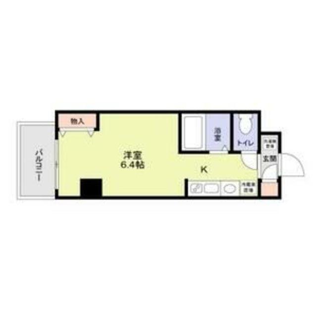 リバーランド堺東(ワンルーム/3階)の間取り写真