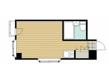 プラザUSA戸田公園(ワンルーム/4階)の間取り写真