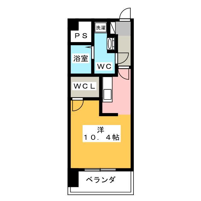 レガーロ北寺島(ワンルーム/6階)の間取り写真
