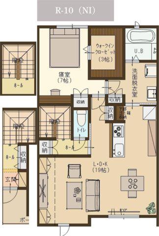 ユーソニアン柏崎・松波A(1LDK/2階)の間取り写真