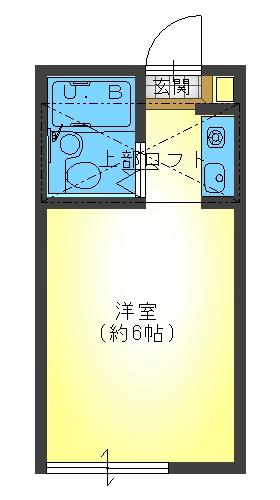 ポラリスコーポ(1K/2階)の間取り写真