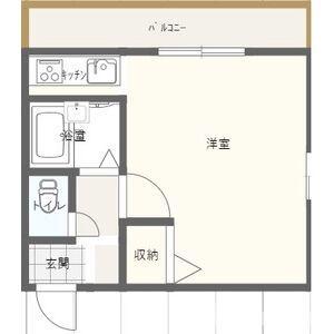 アーバンコート東奈良(1K/3階)の間取り写真
