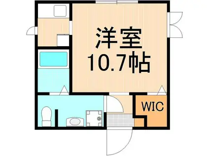 レジェンド西新井(ワンルーム/1階)の間取り写真