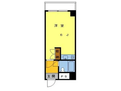 ラインビルド高円寺林(ワンルーム/11階)の間取り写真