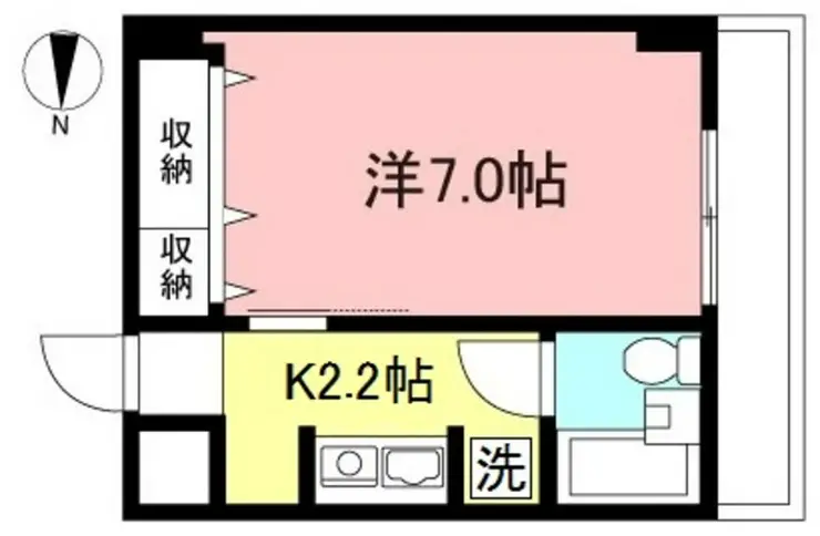 ベルエール調布 4階階 間取り