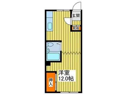 ハイムノースサッポロ(ワンルーム/2階)の間取り写真