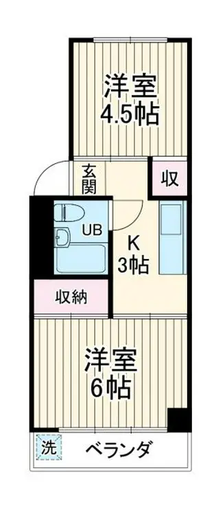 有賀マンション 3階階 間取り