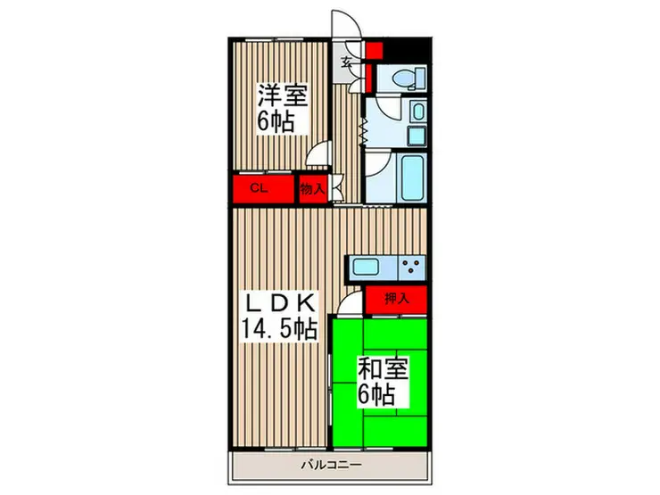 SKマンション12 1階階 間取り