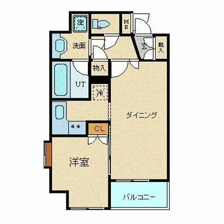 パレステュディオ渋谷ステーションフロント 6階階 間取り