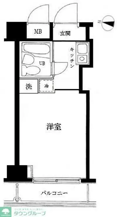 メインステージ新丸子駅前 6階階 間取り