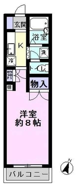 マインドハイム松本 2階階 間取り