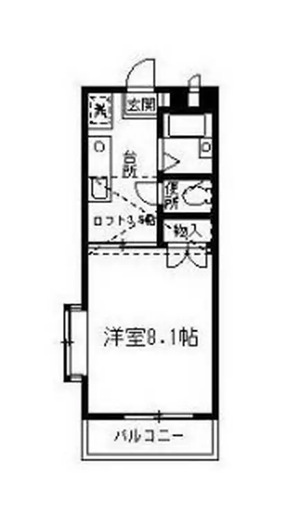アイリス船橋 2階階 間取り