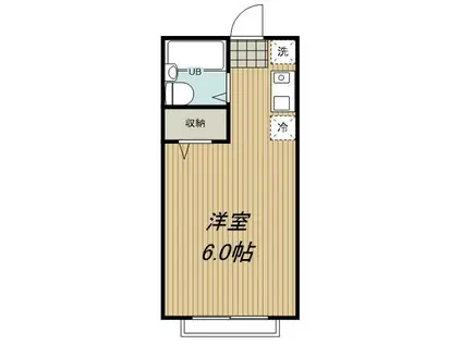 ハイム510(ワンルーム/2階)の間取り写真