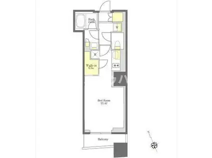 プライムメゾン大塚(ワンルーム/5階)の間取り写真