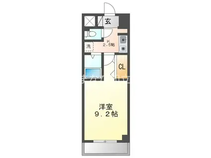 A・CITY三河安城東町(1K/5階)の間取り写真