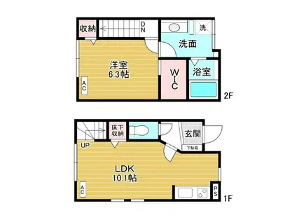 グランメゾン中央通(1LDK/1階)の間取り写真
