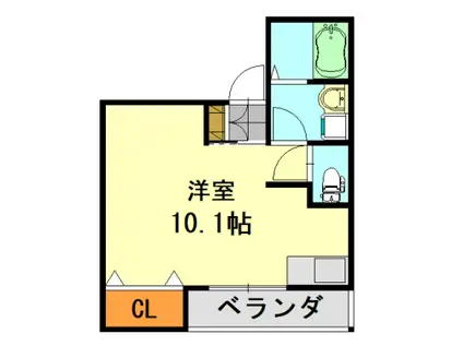 KA-NA MAISON蘇我(ワンルーム/2階)の間取り写真