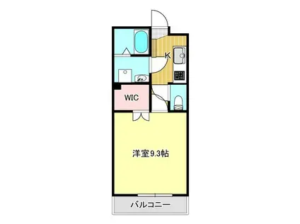 ブリーズ御殿場II(1K/3階)の間取り写真