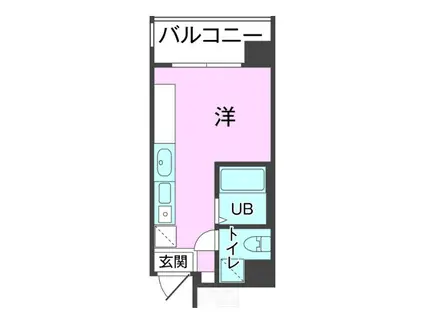 KS前島(ワンルーム/5階)の間取り写真