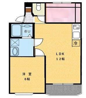 ペディメント・1(1SLDK/3階)の間取り写真