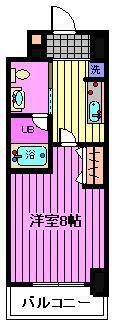 RESIDENCE OMIYA HIKAWASANDOレジデンス大宮(1K/10階)の間取り写真
