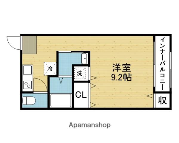 オーナーズマンション南巽(1K/3階)の間取り写真