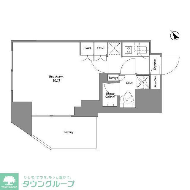 シーズンフラッツ大森西(1K/7階)の間取り写真