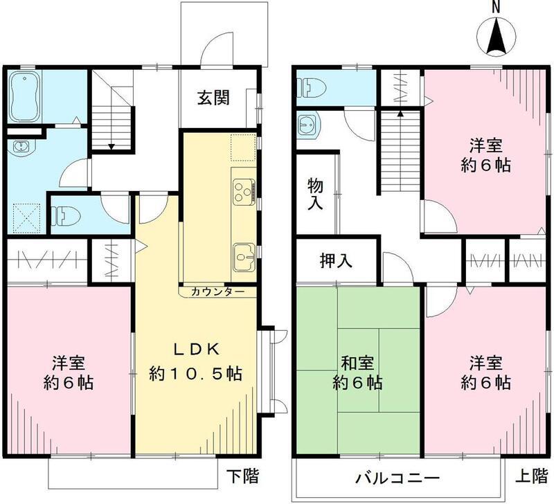 アールメゾン国立(4LDK/1階)の間取り写真