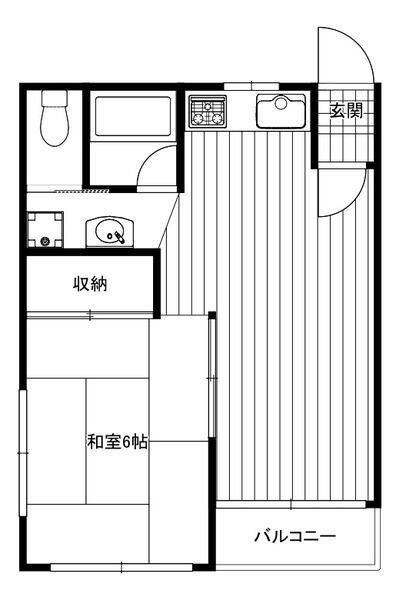パークヒルズ美堀(1LDK/4階)の間取り写真