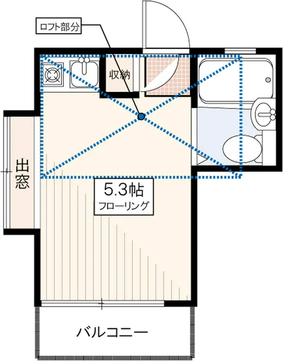 ラムール 2階階 間取り