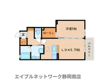 LE ZOO(1LDK/1階)の間取り写真