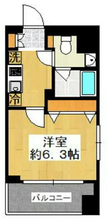 リクレイシア西横浜 11階階 間取り